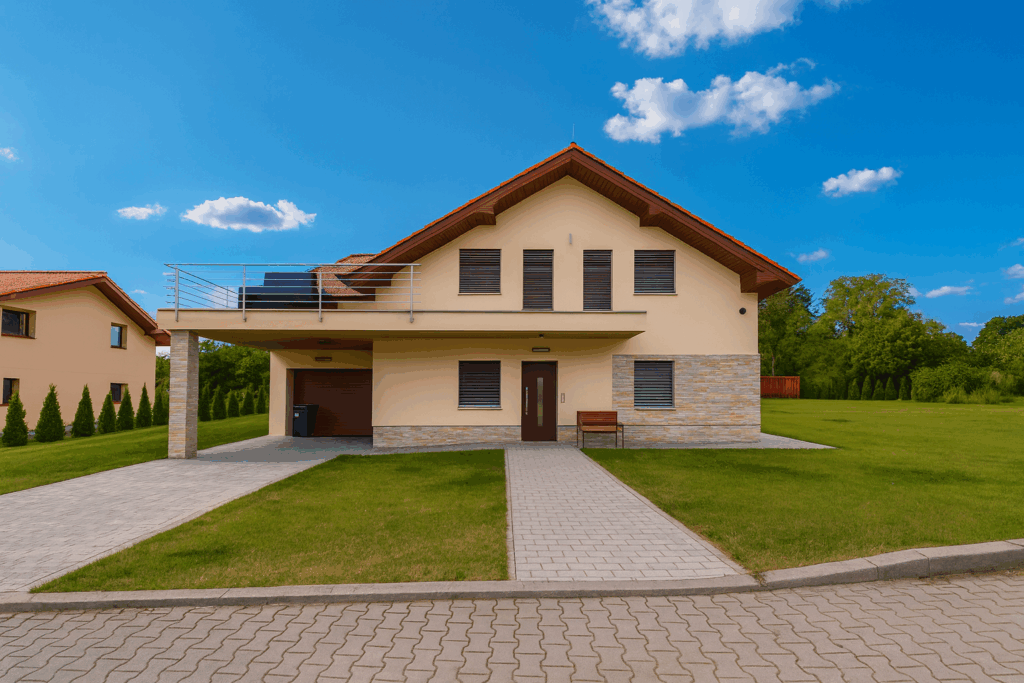 Rodinný dům s příjezdovou cestou