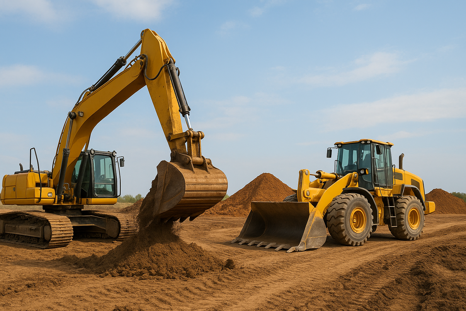 Bager stavební práce